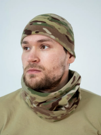 Шарф ВКБО (ВКПО), флис, цвет мультикам  - интернет магазин Полигон